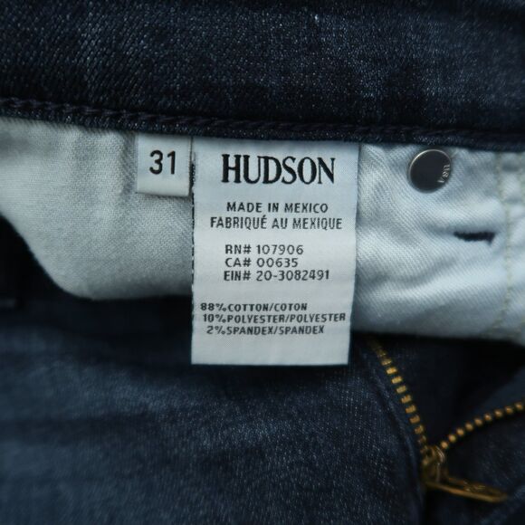 Hudson Jeans Women's Size 31 Blue Mid-Rise Krista Super Skinny Denim 29" Inseam - Picture 9 of 16